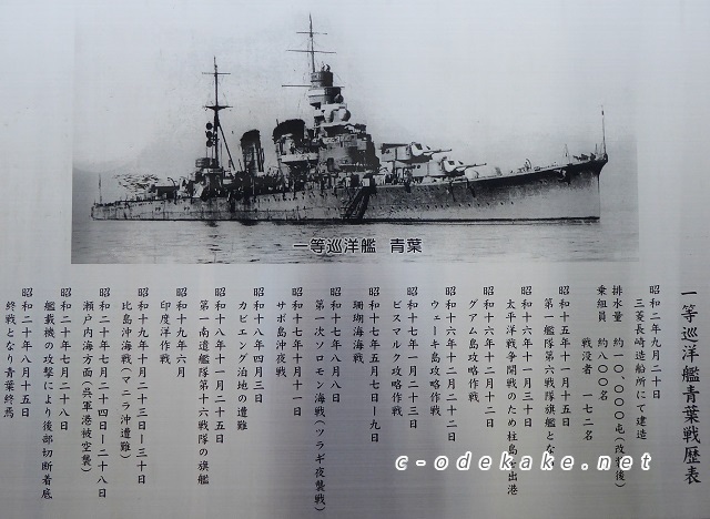 巡洋艦青葉終焉の地2