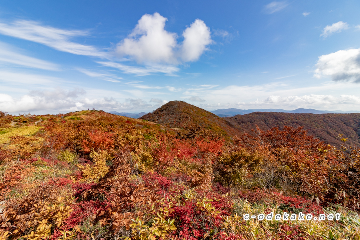 比婆山山系の紅葉