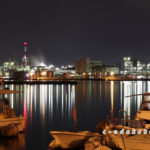 大竹の工場夜景