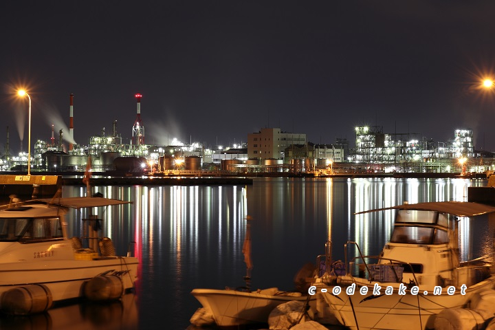 大竹の工場夜景